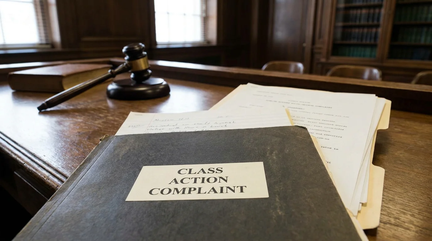 Legal documents representing class-action lawsuits filed against sweepstakes casino operators in 2025-2026