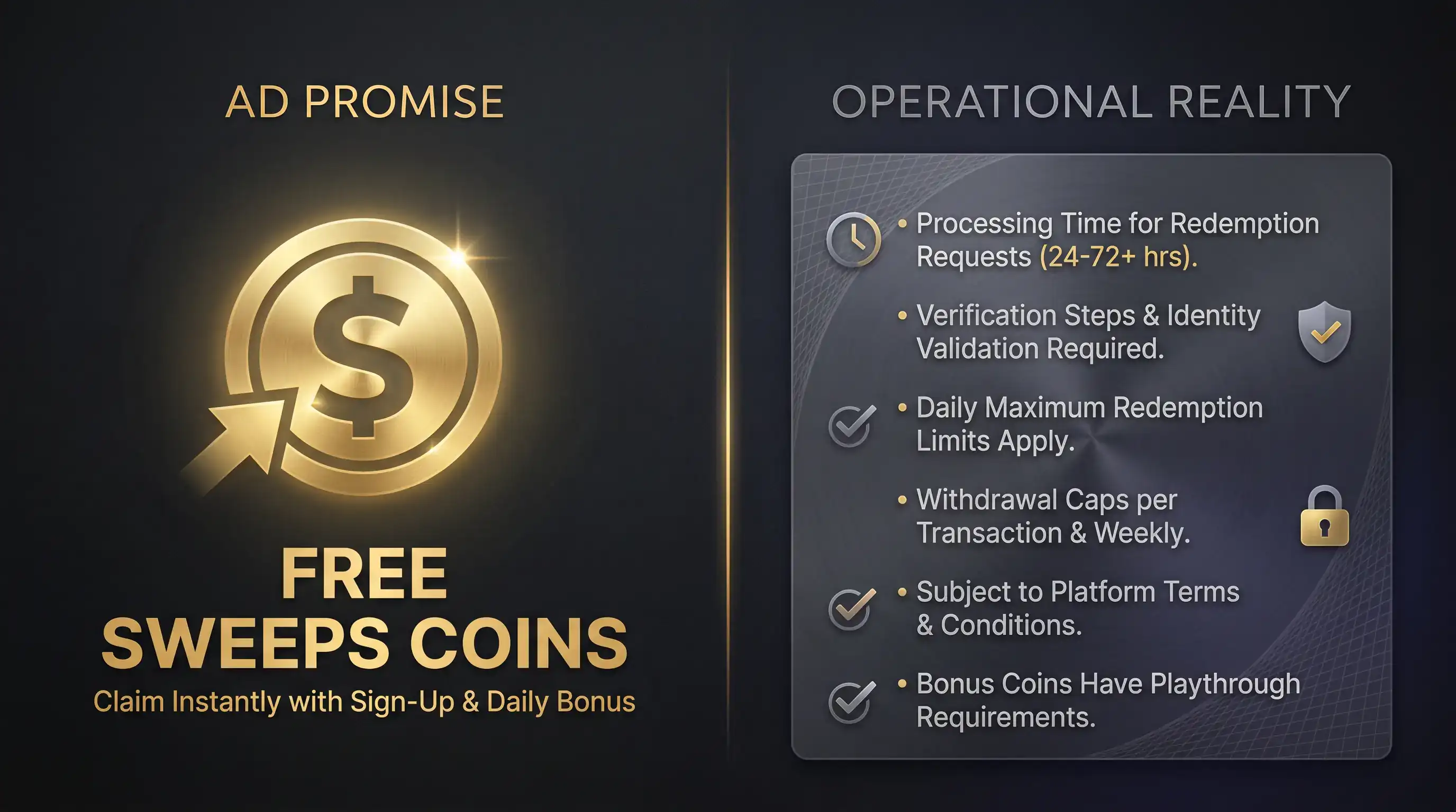 Sweepstakes casino get free Sweeps Coins advertising messaging versus operational reality of AMOE