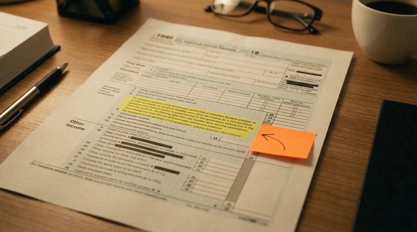 IRS publication excerpt explaining sweepstakes prizes as ordinary income subject to federal income tax reporting