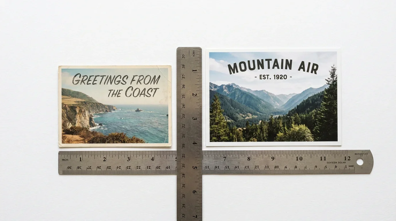 USPS postcard minimum dimensions 3.5 by 5 inches versus maximum 4.25 by 6 inches for sweepstakes AMOE mail-in entries